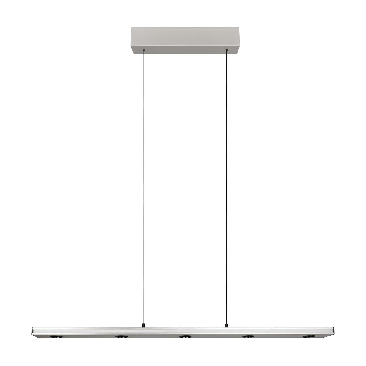 Graham LED Up Down Linear Pendant – Satin Nickel