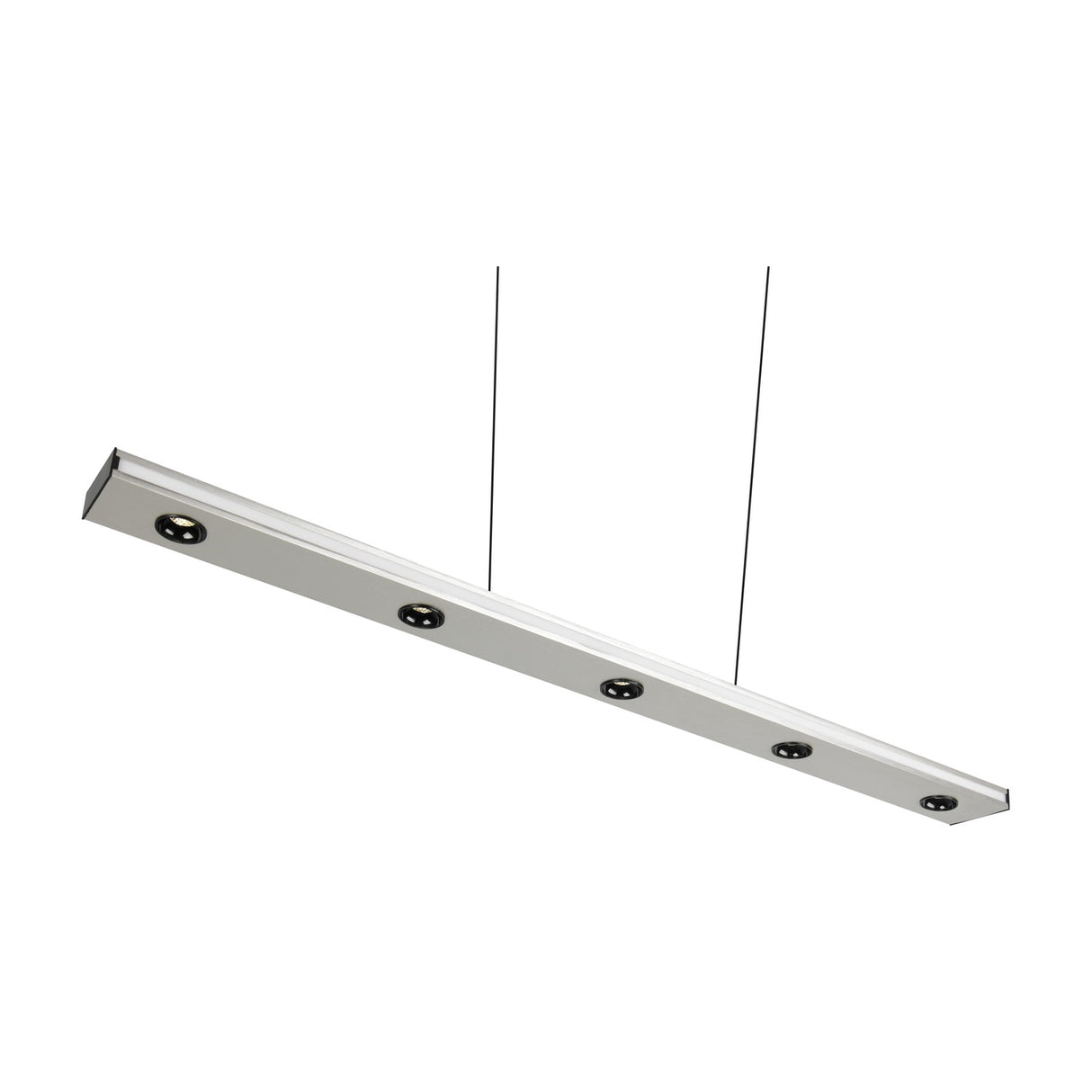 Graham LED Up Down Linear Pendant – Satin Nickel