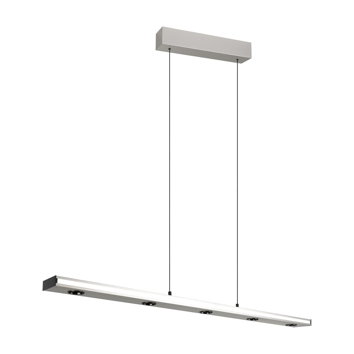 Graham LED Up Down Linear Pendant – Satin Nickel