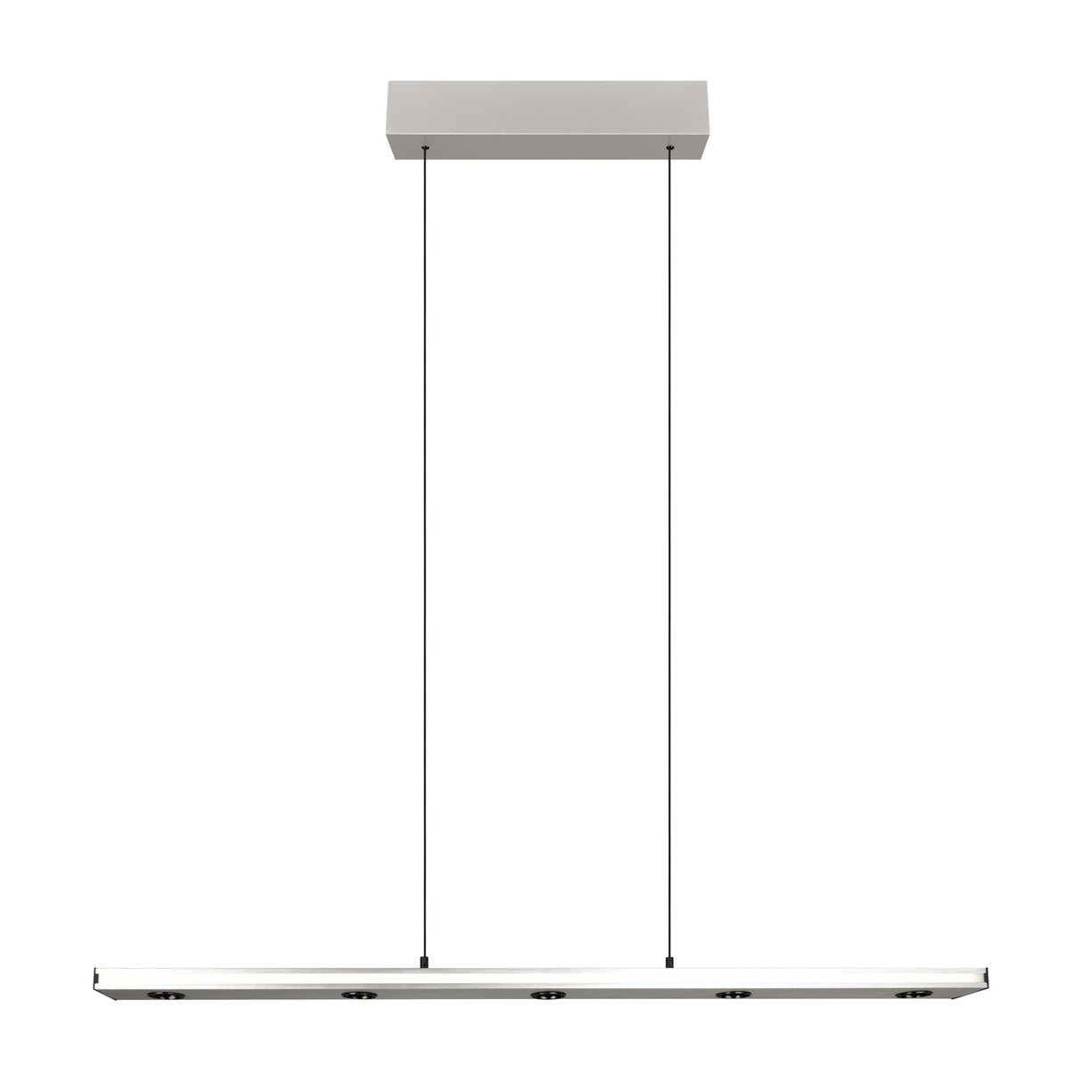 Graham LED Up Down Linear Pendant – Satin Nickel