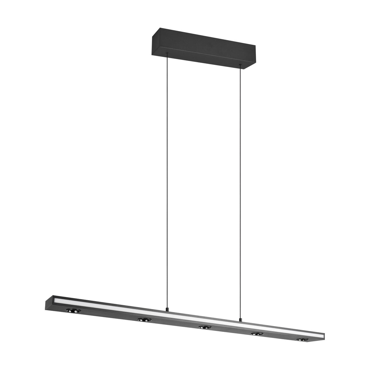 Graham LED Up Down Linear Pendant – Matt Black