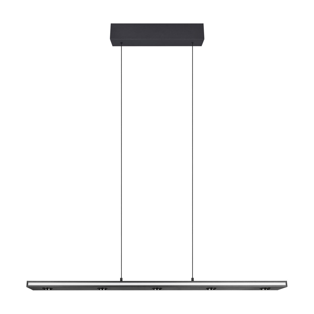 Graham LED Up Down Linear Pendant – Matt Black