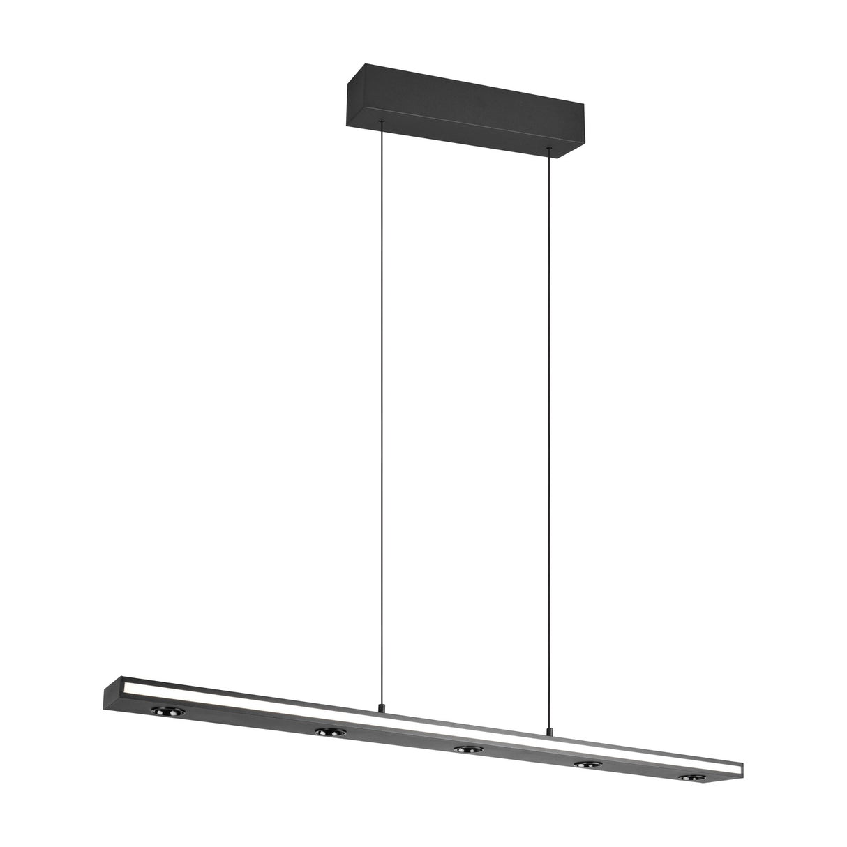 Graham LED Up Down Linear Pendant – Matt Black