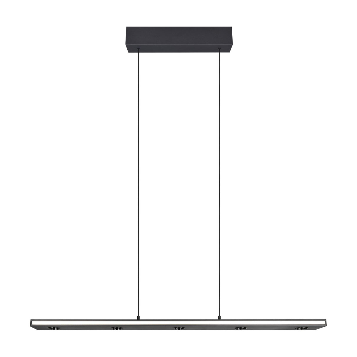 Graham LED Up Down Linear Pendant – Matt Black