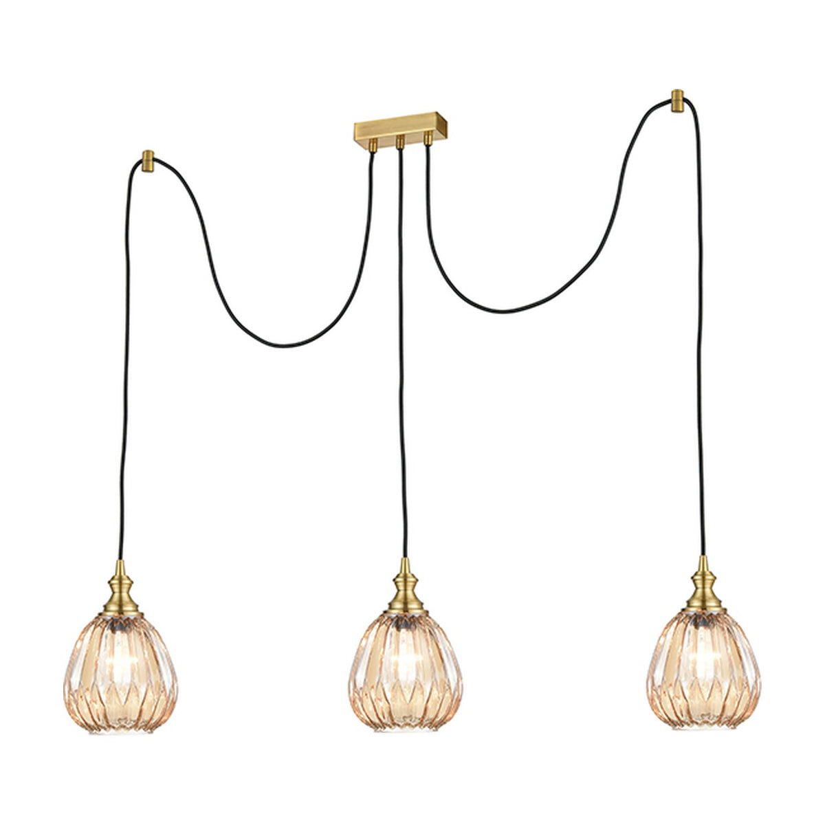 Refract lighting accessory in amber finish, alternative view
