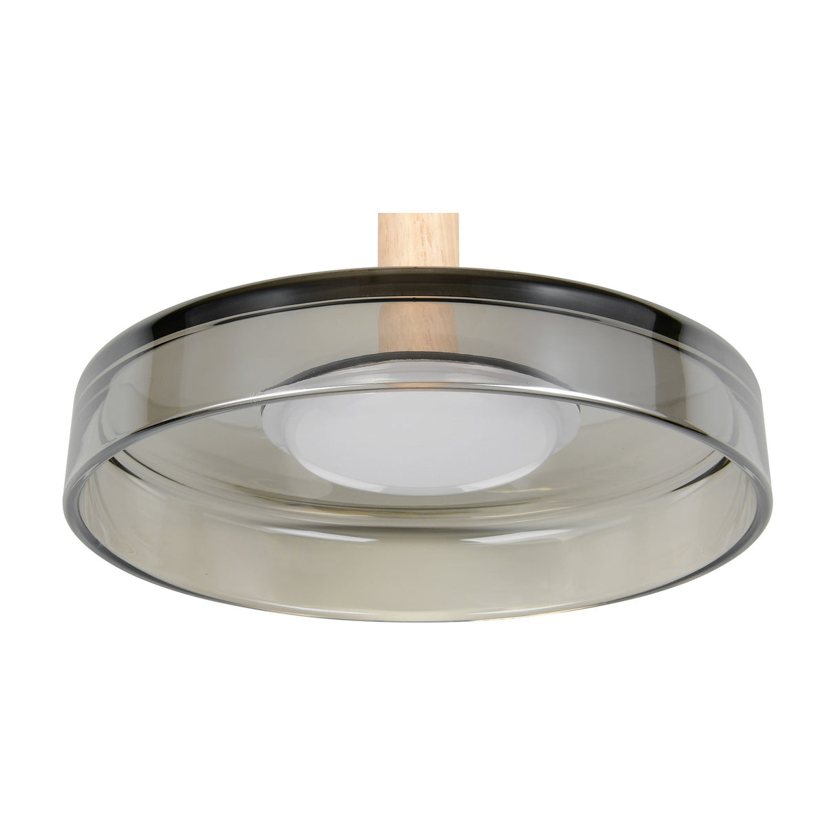 Celeste LED Glass Chandelier – Matt Black