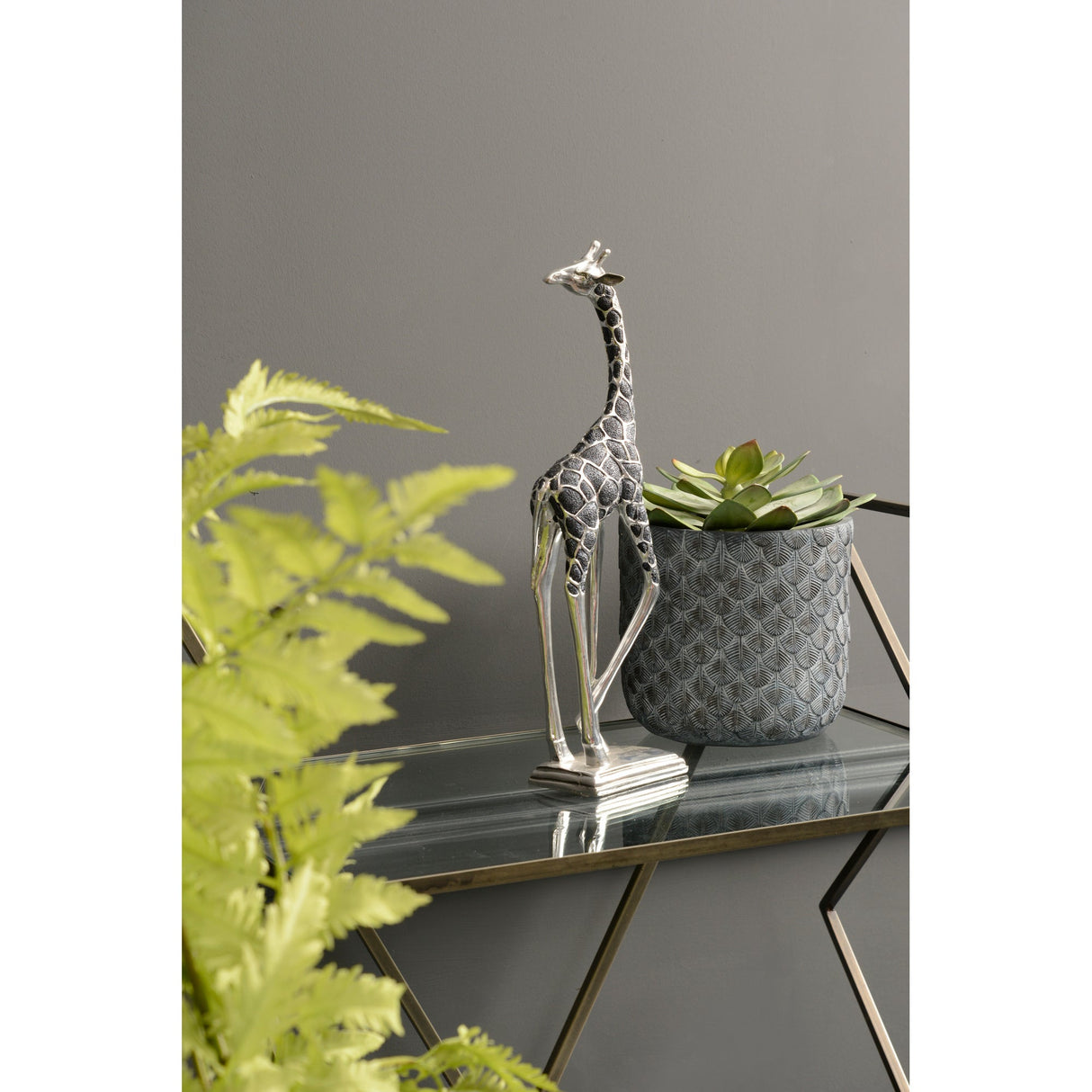 Head Back Giraffe Figurine - 39.5cm