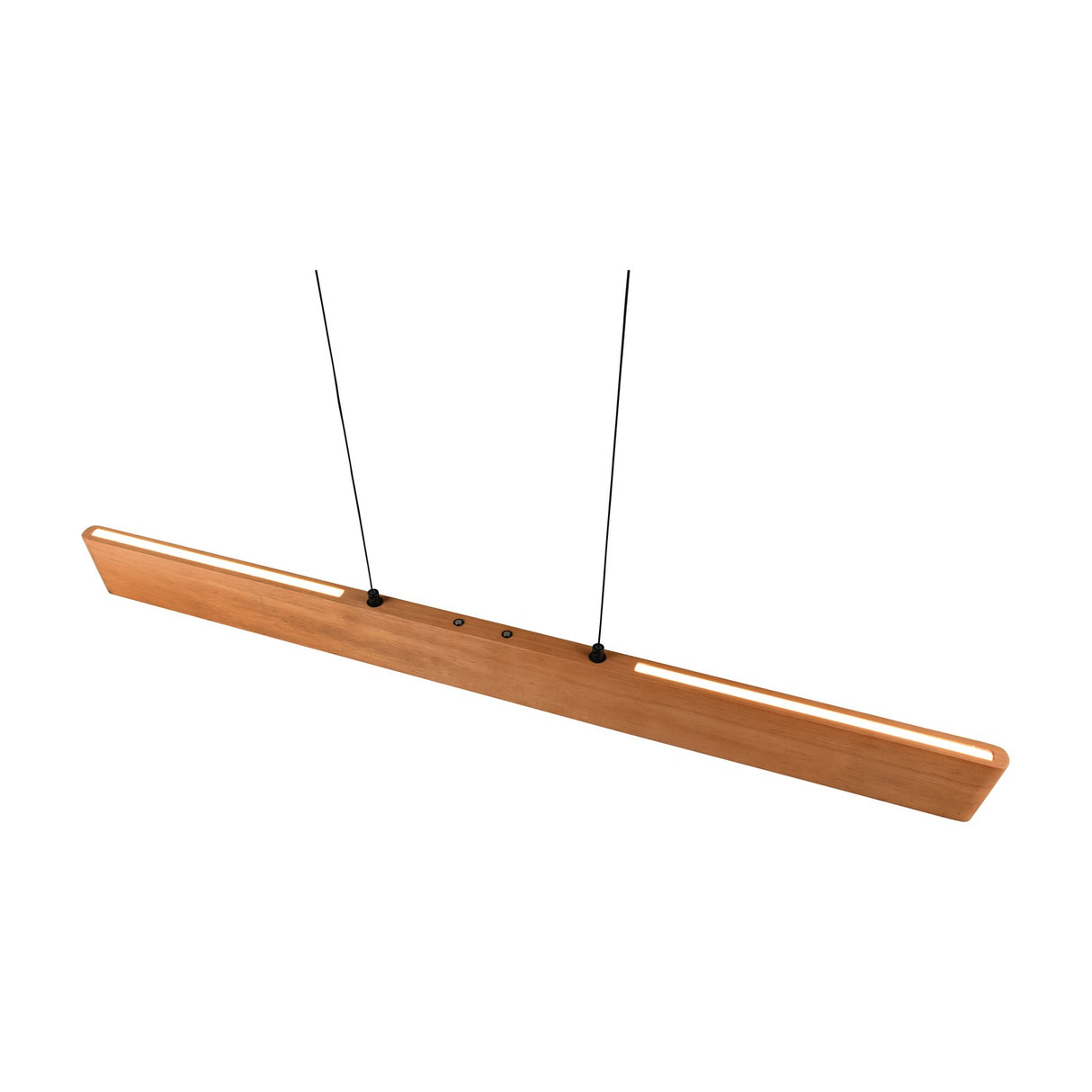 Edgewood LED Up Down Wooden 115cm Pendant – Wood