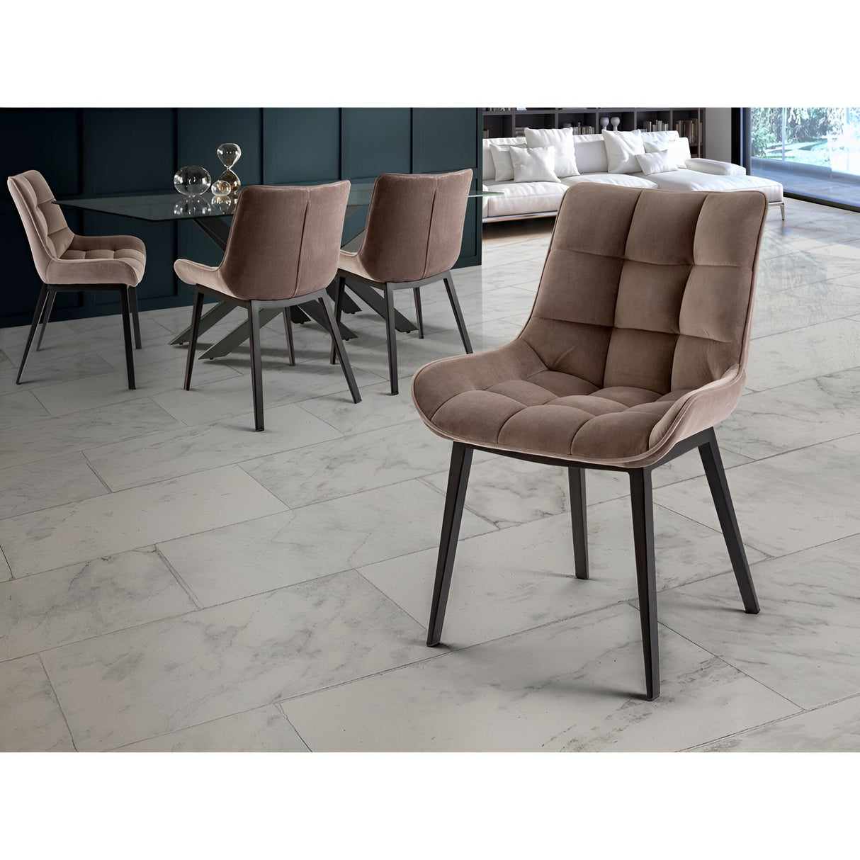 Devany Dining Chair - Brown