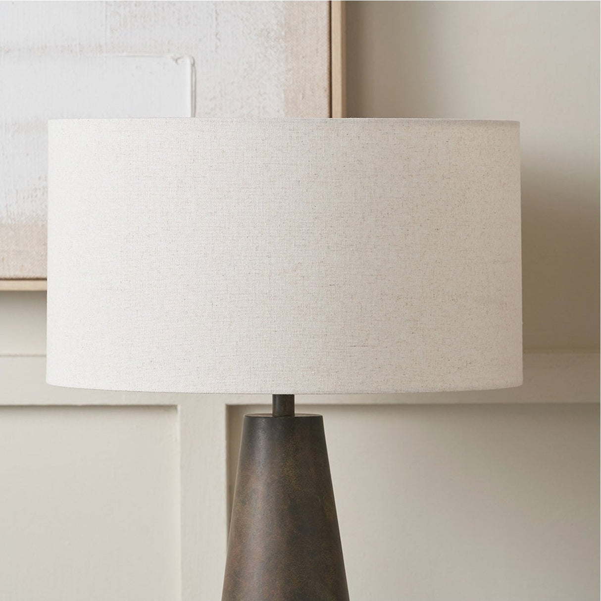 Quinn Slubby Hopsack Cylinder Shade - 45cm