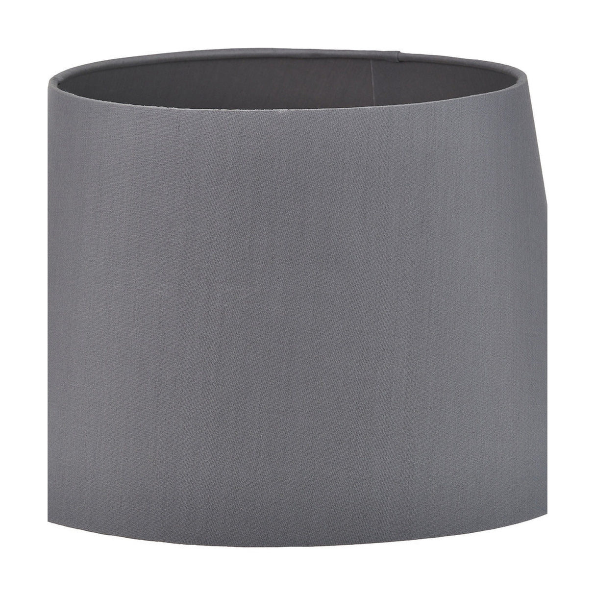 Adelaide Steel Grey Tapered Cotton Mix Lampshade - 25cm