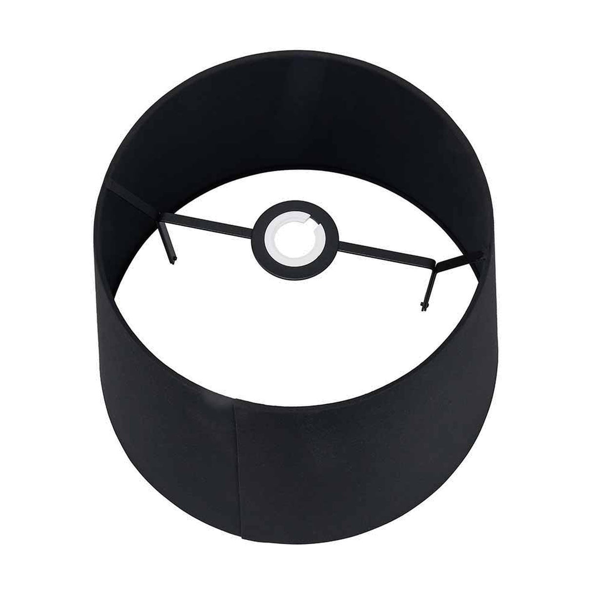 Adelaide Black Tapered Cotton Mix Lampshade - 35cm