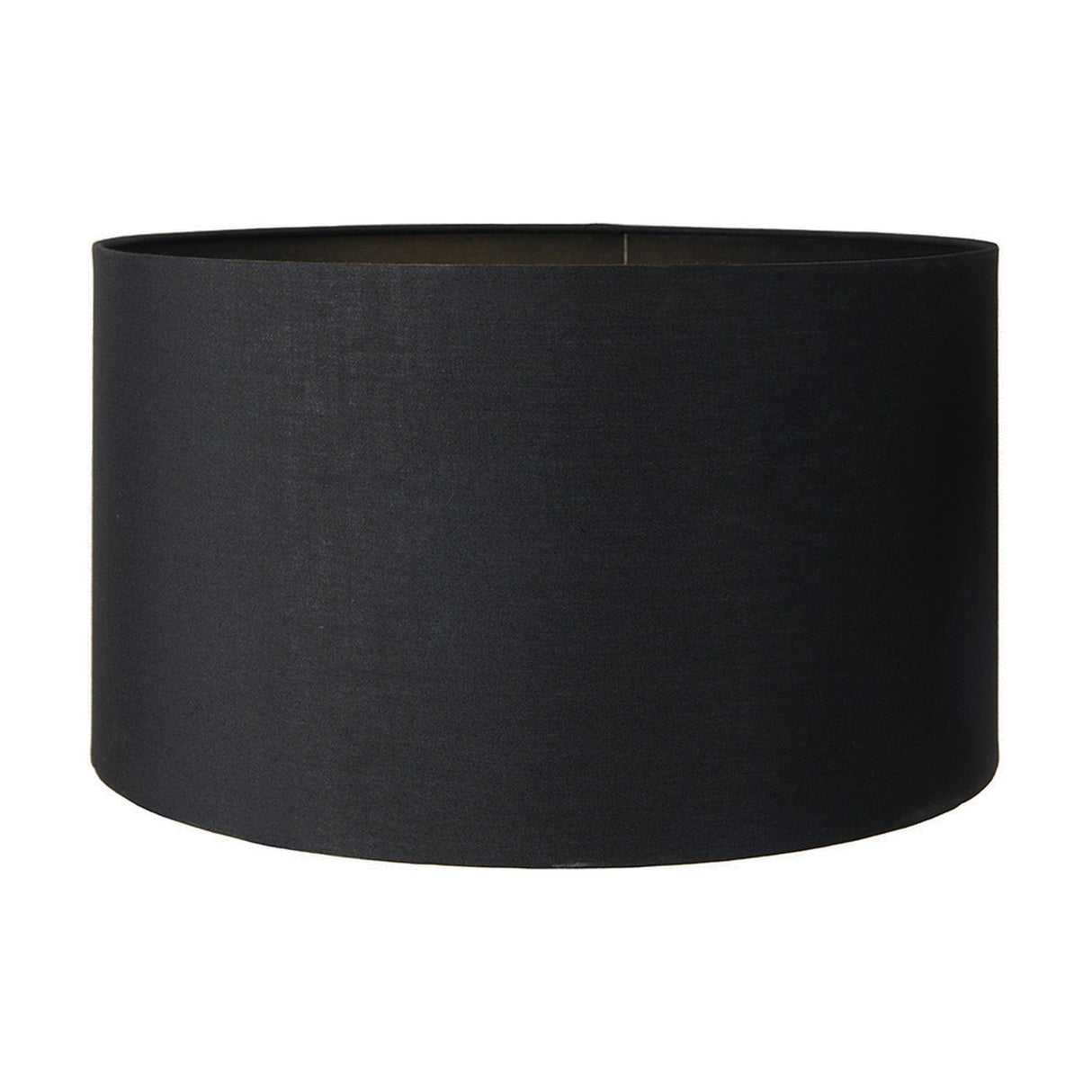 Harry Black Cotton Mix Cylinder Lampshade - 30cm