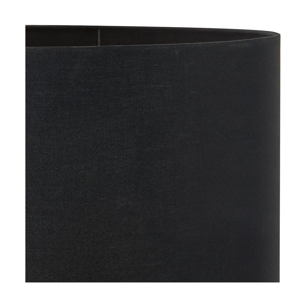Harry Black Cotton Mix Cylinder Lampshade - 30cm