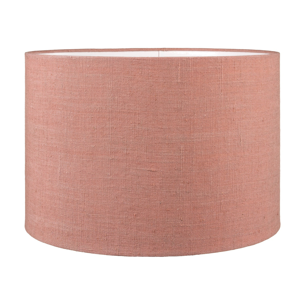 Edward Apricot Linen Cylinder Lampshade - 45cm