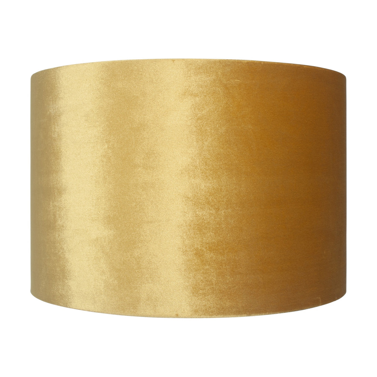 Bow Mustard Velvet Cylinder Lampshade - 25cm