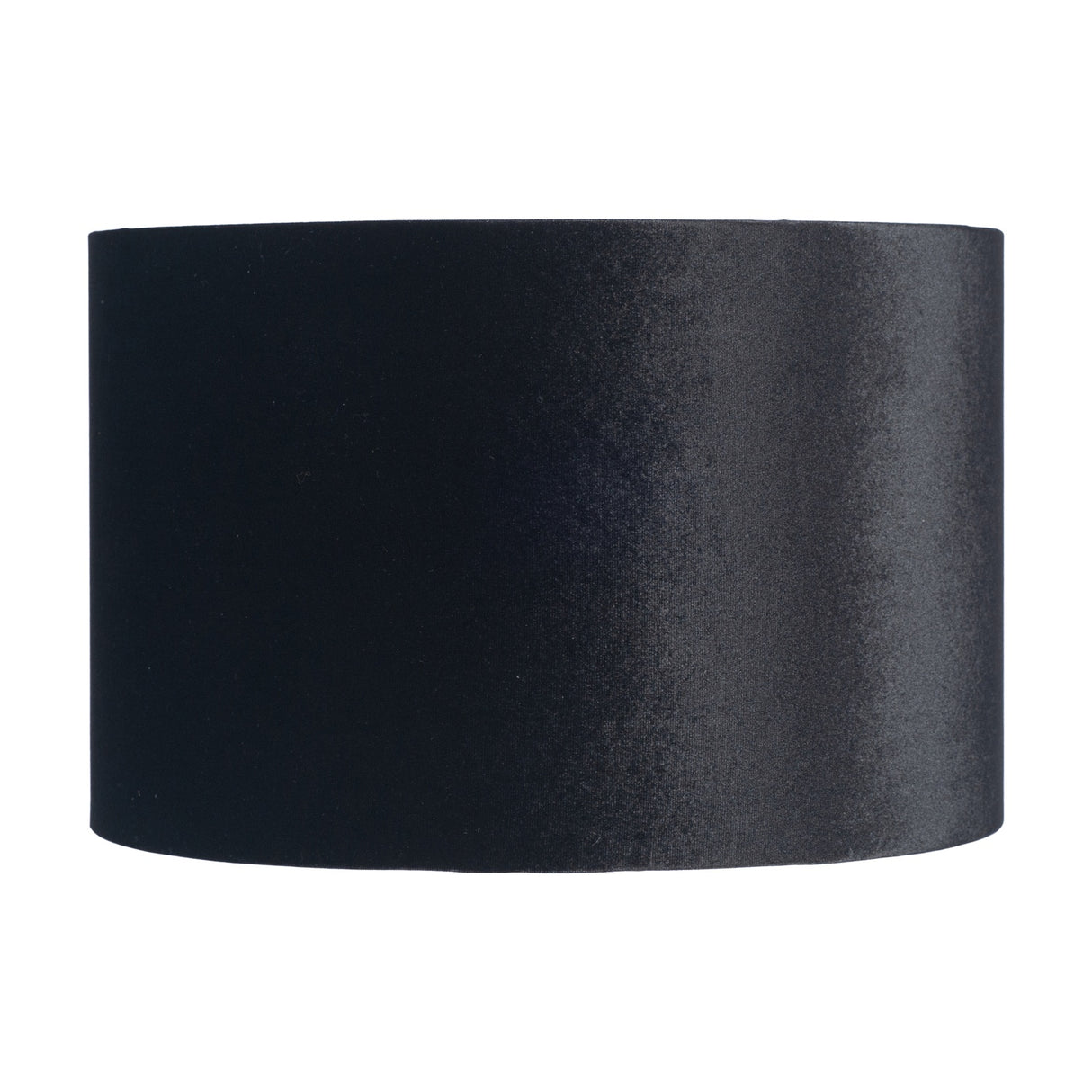 Bow Black Velvet Cylinder Lampshade - 45cm