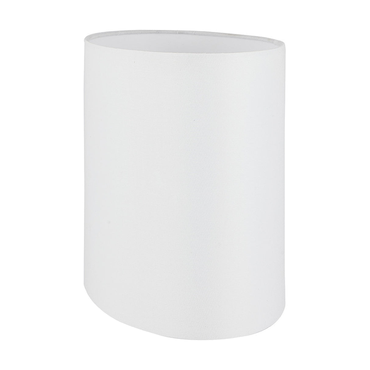 Mia Ivory Oval Cotton Mix Lampshade - 11cm