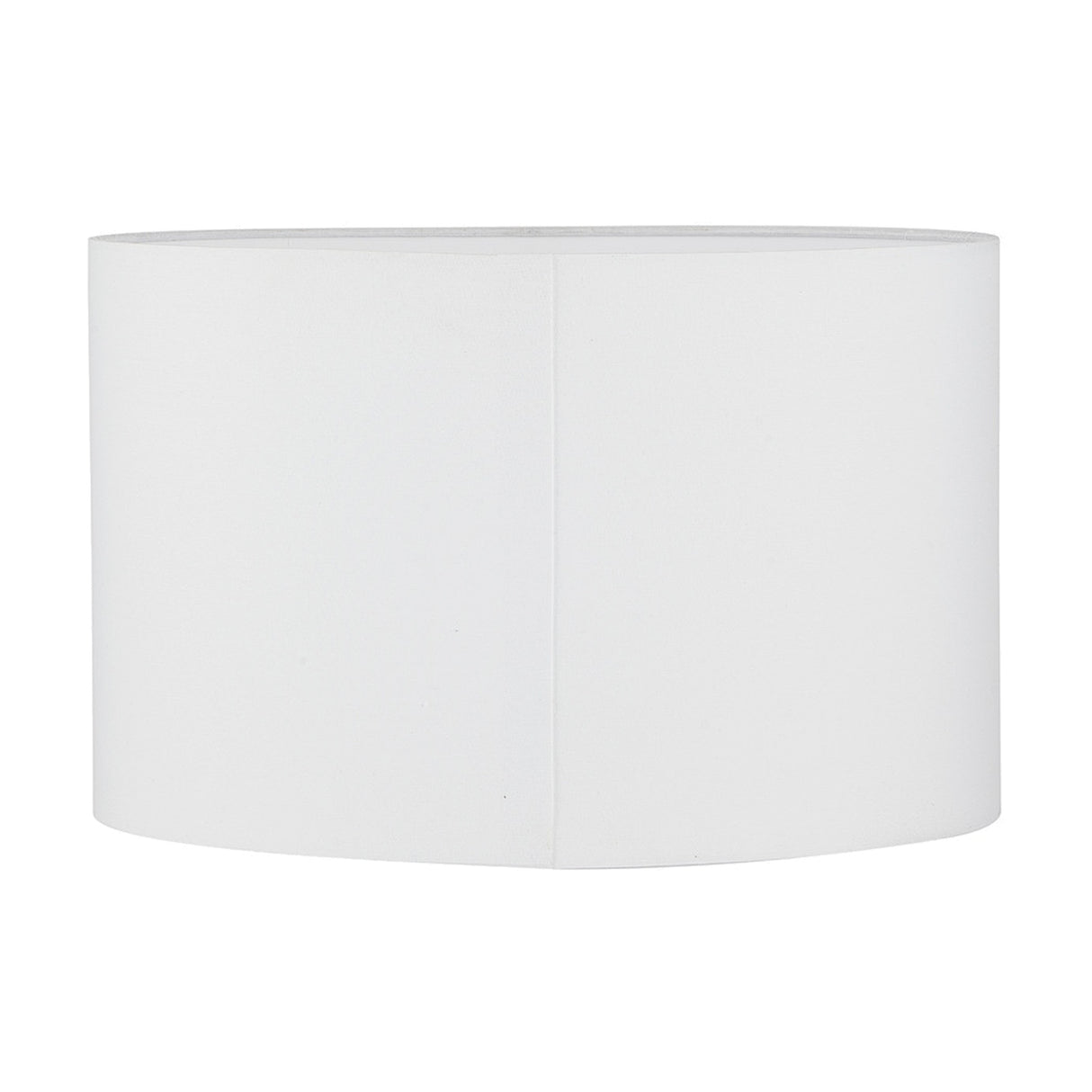 Mia Ivory Oval Cotton Mix Lampshade - 11cm