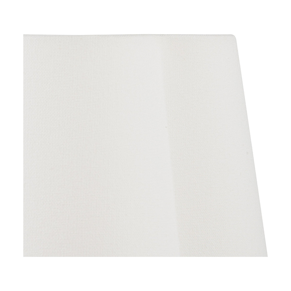 Posy White Handloom Scalloped Tapered Lampshade - 30cm