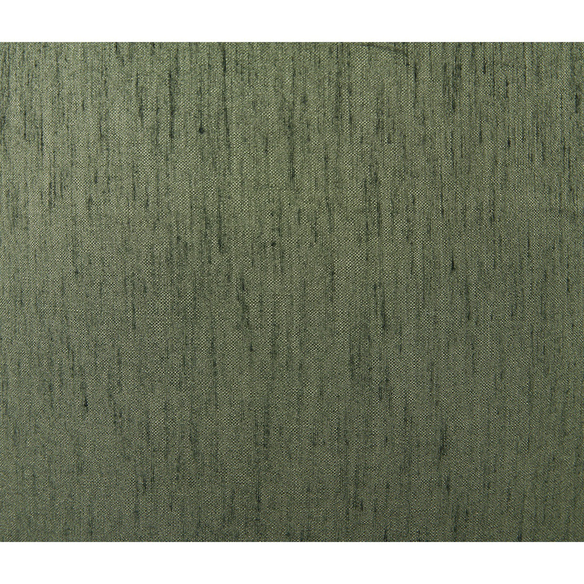 Close-up of the Stellan Green Slubbed Silk Mix cylinder lampshade, 45cm, showing textured slubbed fabric in a deep green tone.