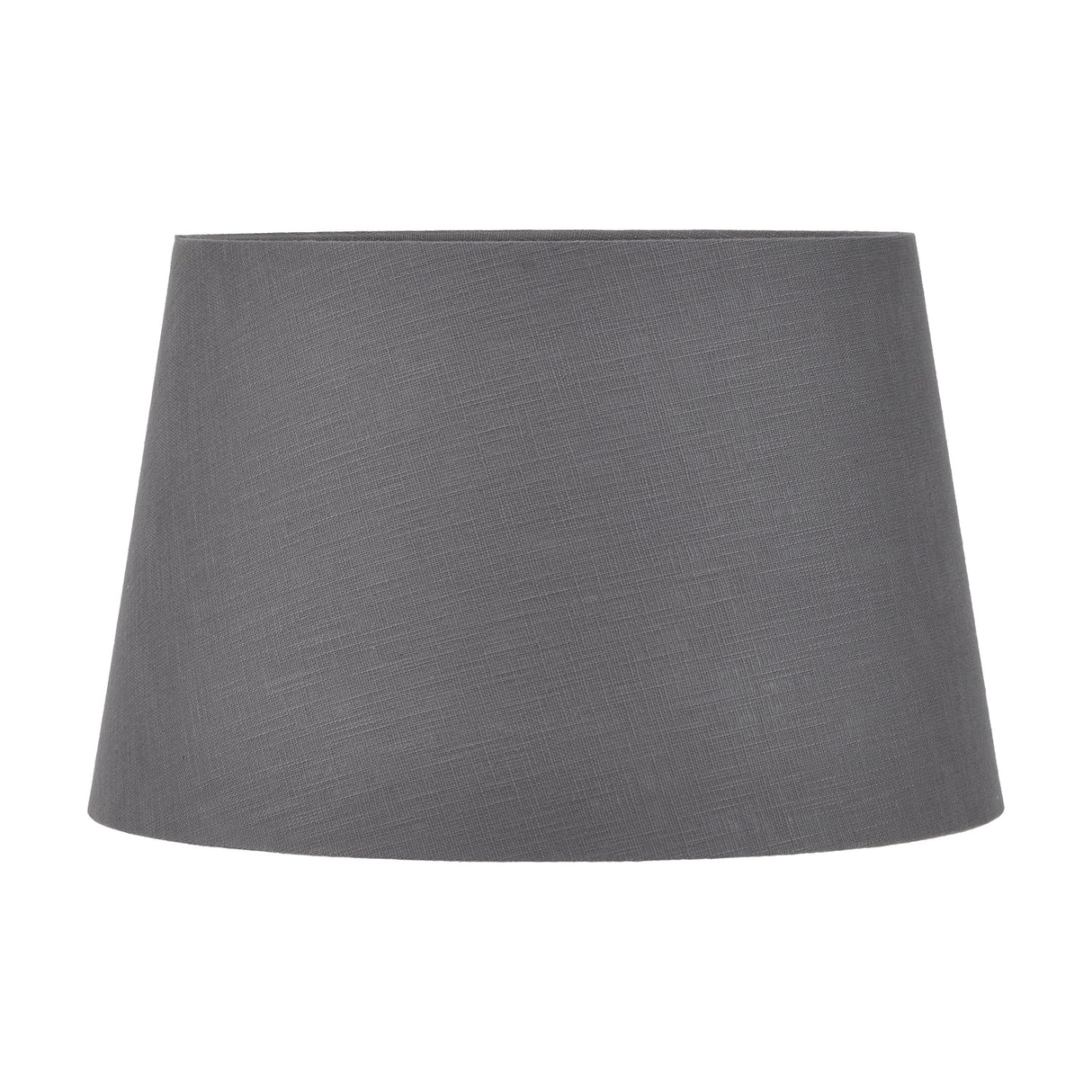 Lys Steel Grey Self Lined Linen Tapered Lampshade - 35cm