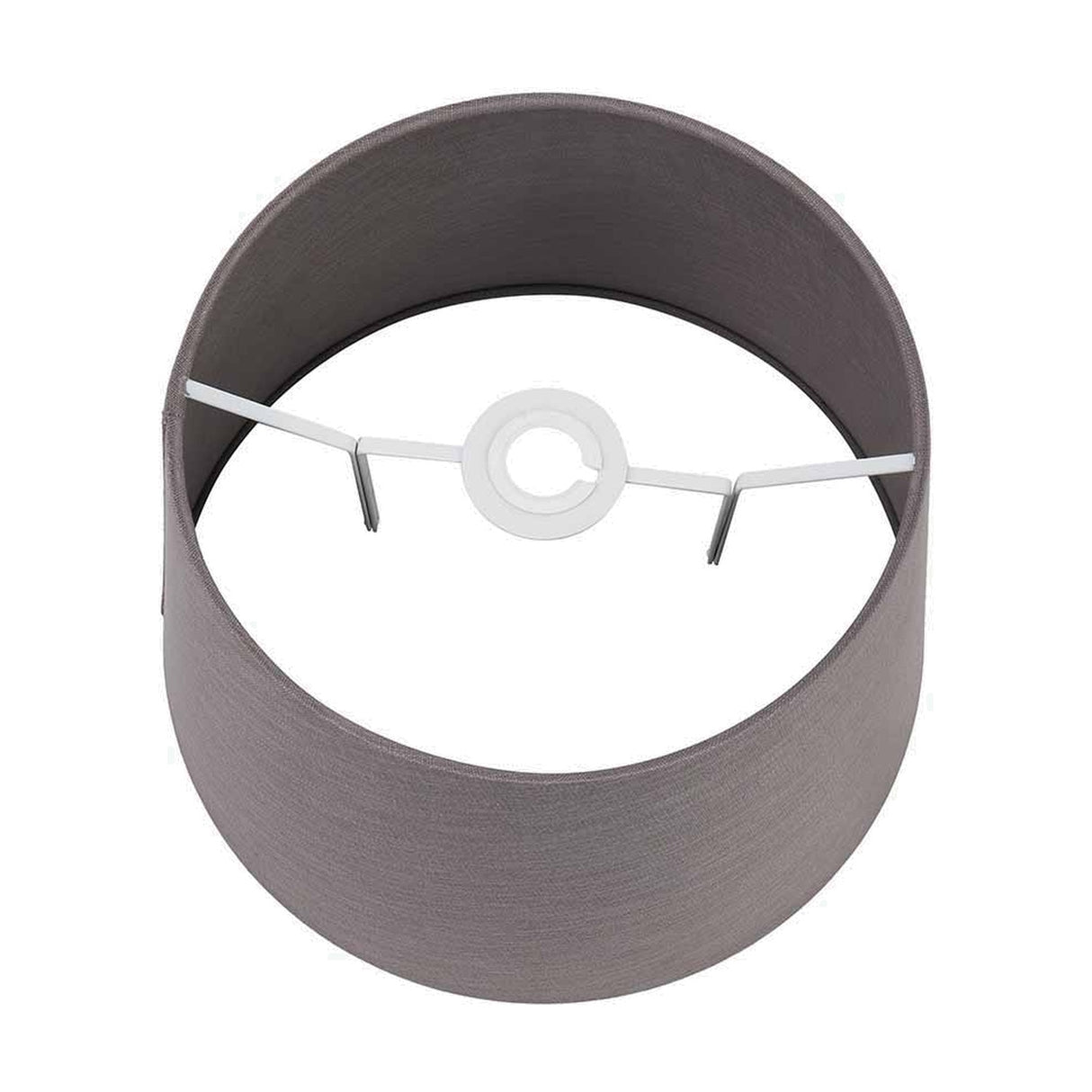 Lys Steel Grey Self Lined Linen Tapered Lampshade - 35cm