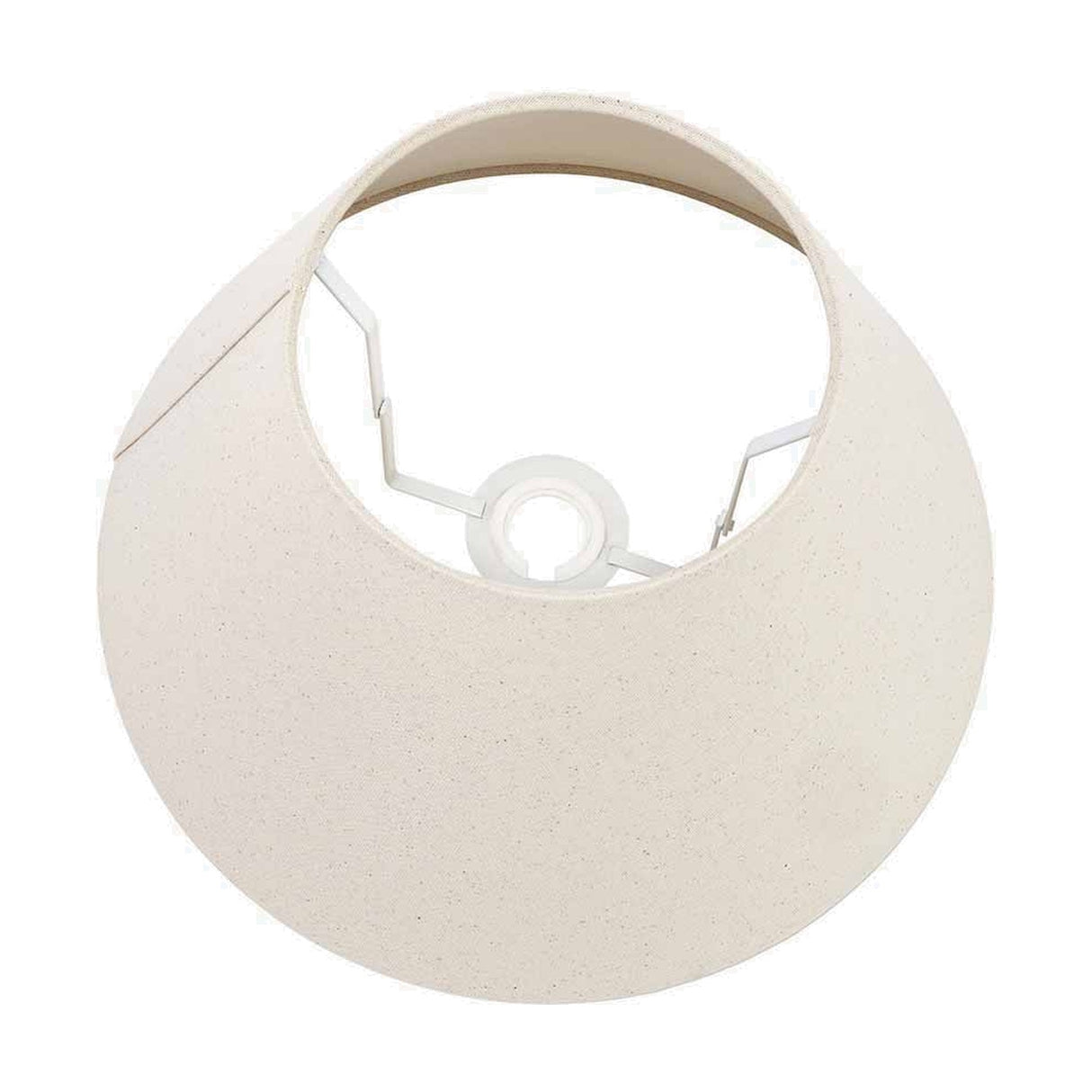 Seychelles Cream Slubby Cotton Empire Lampshade - 30cm