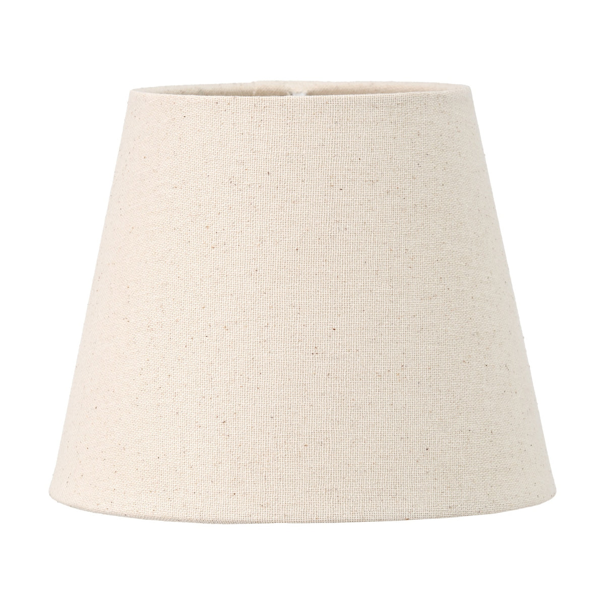 Seychelles Cream Slubby Cotton Empire Lampshade - 18cm