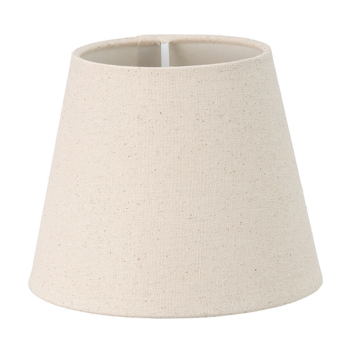 Seychelles Cream Slubby Cotton Empire Lampshade - 18cm
