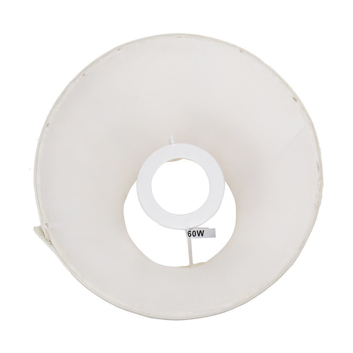 Garbo Cream Silk Mix Pinch Pleated Tapered Lampshade - 20cm