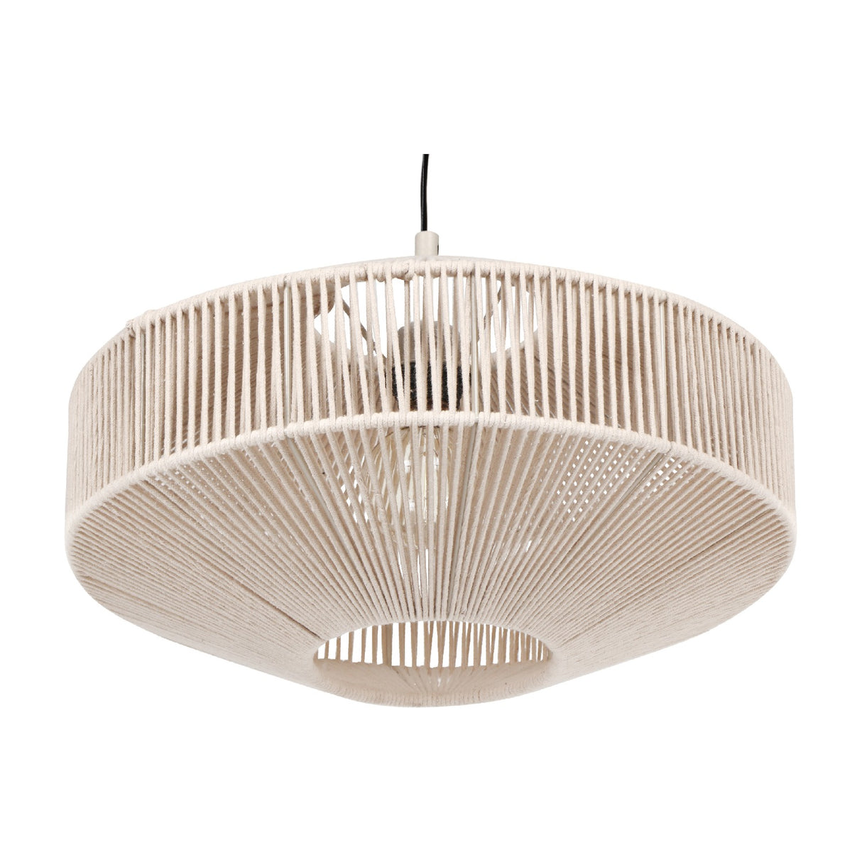 Svea Rattan 46cm Pendant – Cream