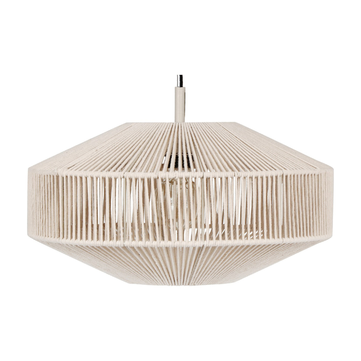Svea Rattan 46cm Pendant – Cream