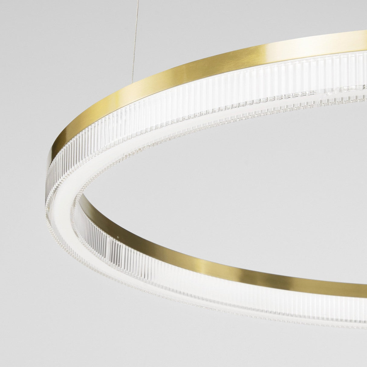 Crown Pendant Light 600mm - Black in situ