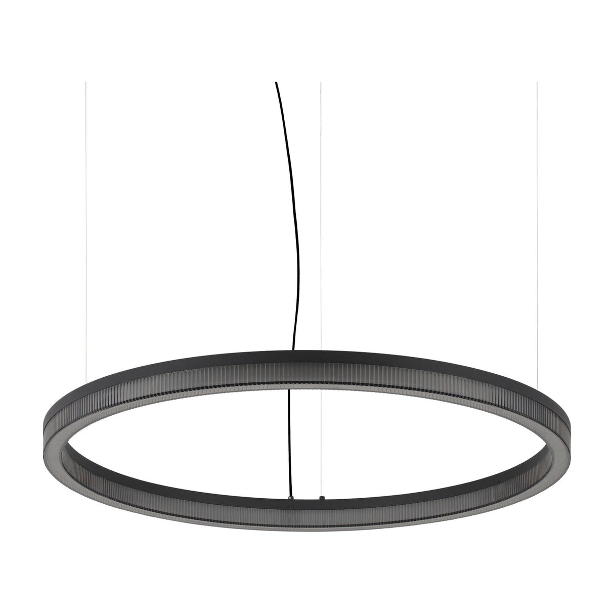 Crown Pendant Light 800mm - Black