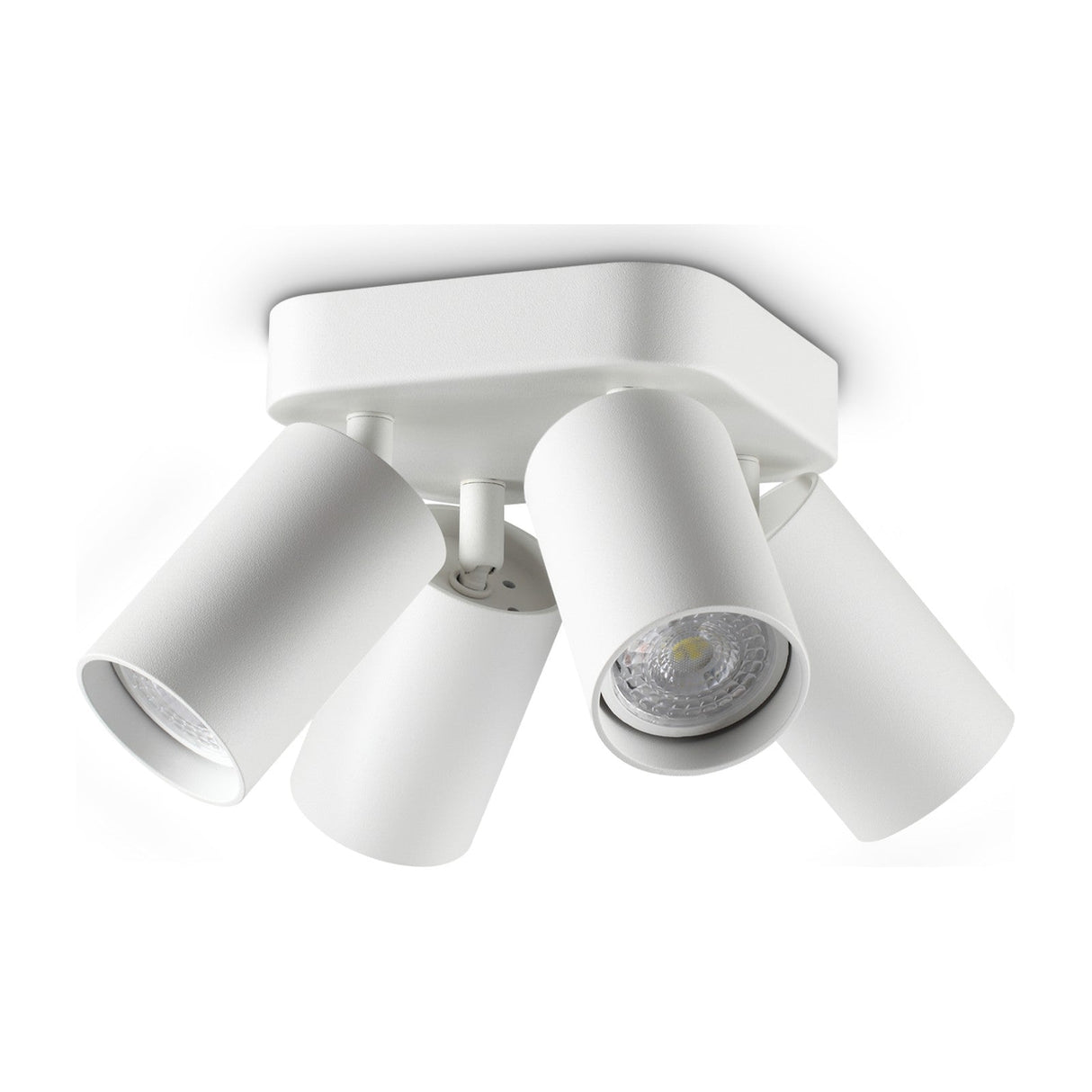 Dynamite Round Quad Spotlight - White