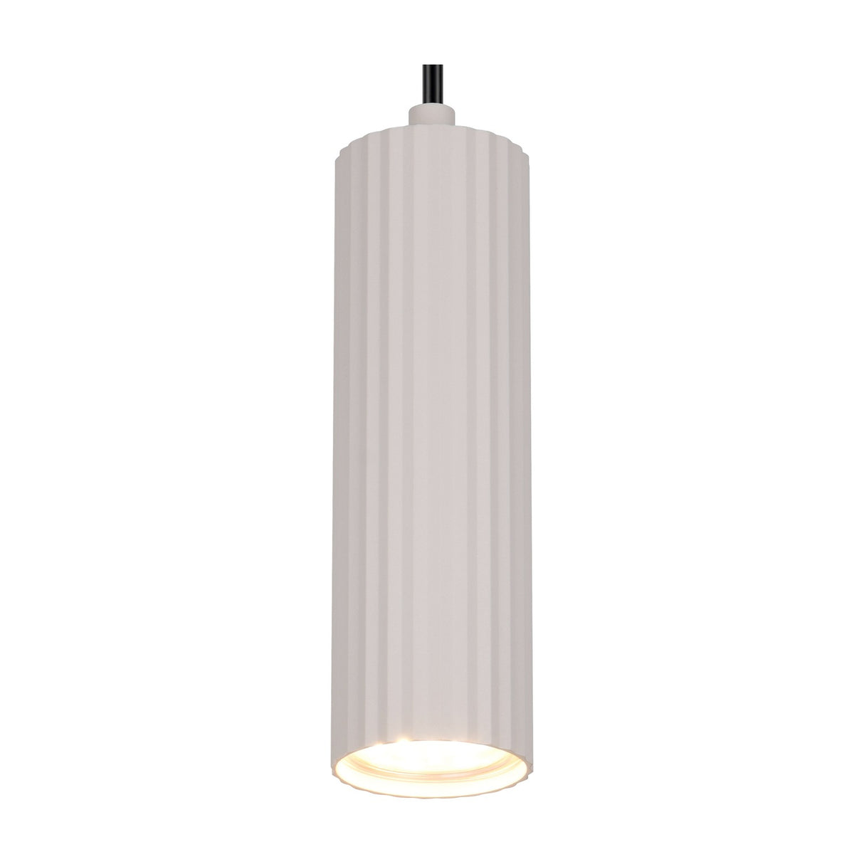 Soka Tube Pendant – Warm Grey