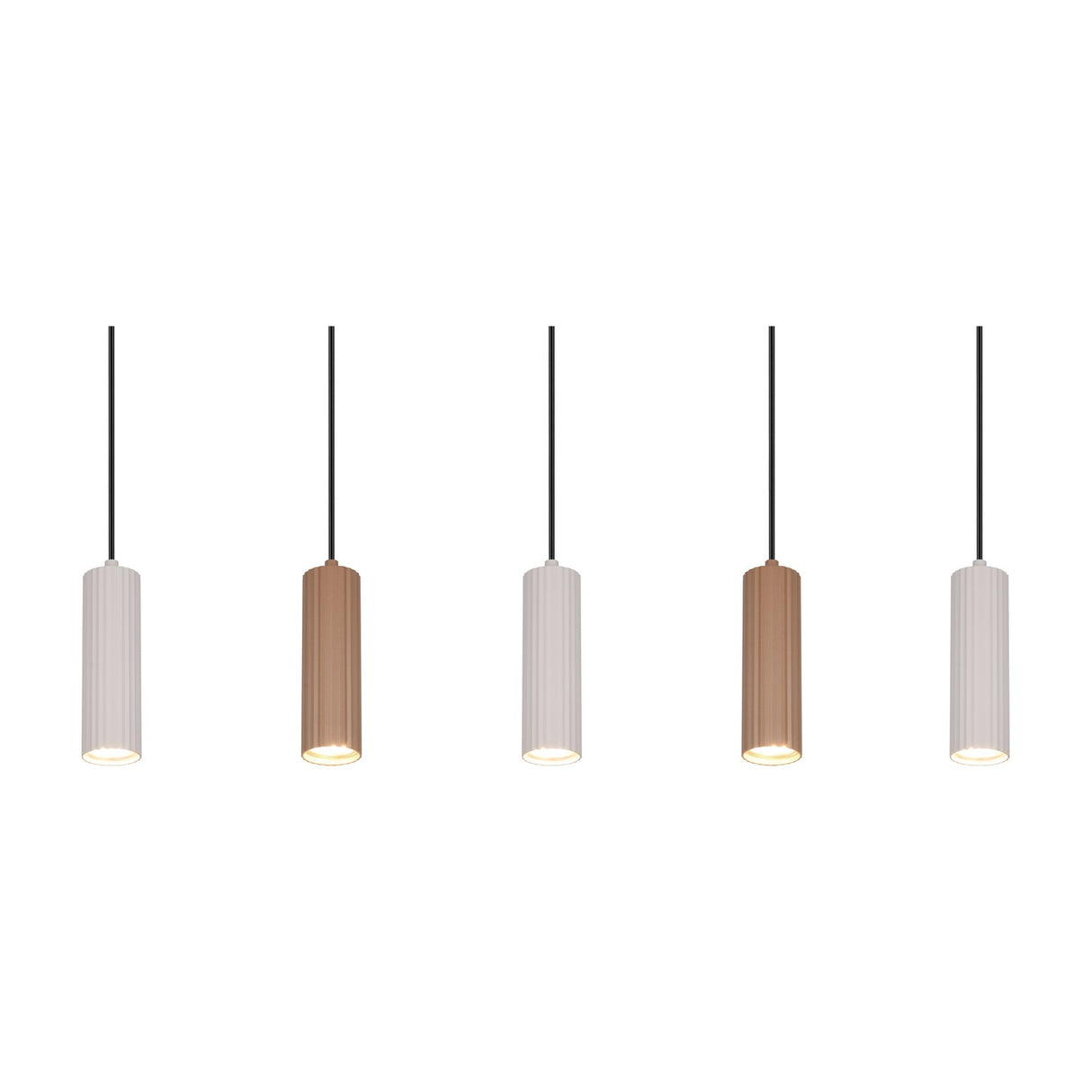 Soka 5 Light Linear Chandelier – Coffee