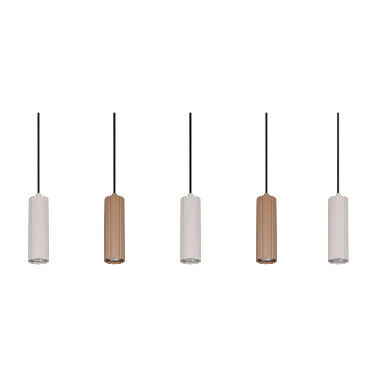 Soka 5 Light Linear Chandelier – Coffee