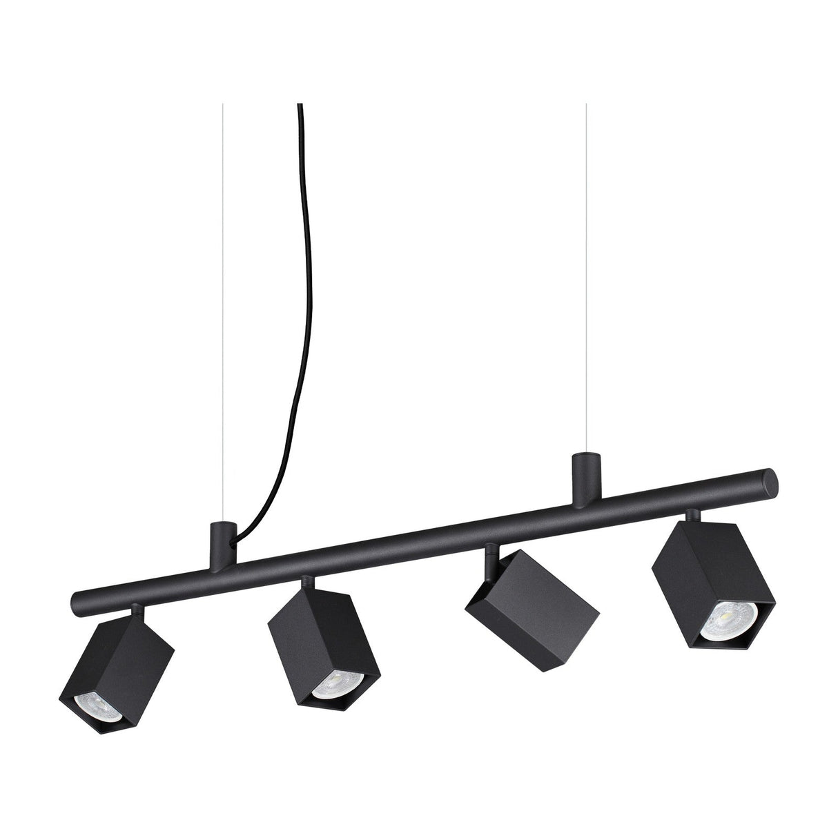 Dynamite Square Cluster Pendant Light - Black