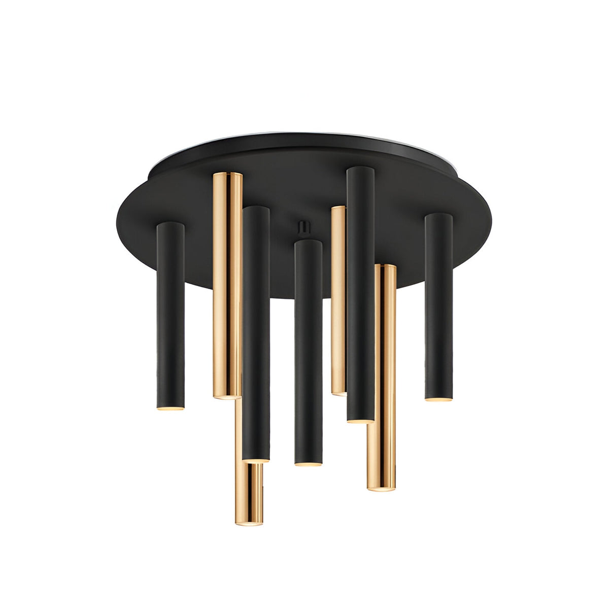 Varas 9 Dimmable LED Semi-Flush Light 45W 3000K - Gold/Black