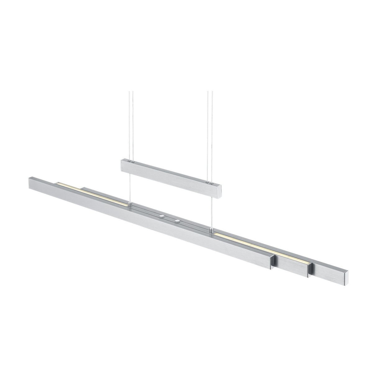 Trajan LED Up Down Linear Pendant – Satin Nickel