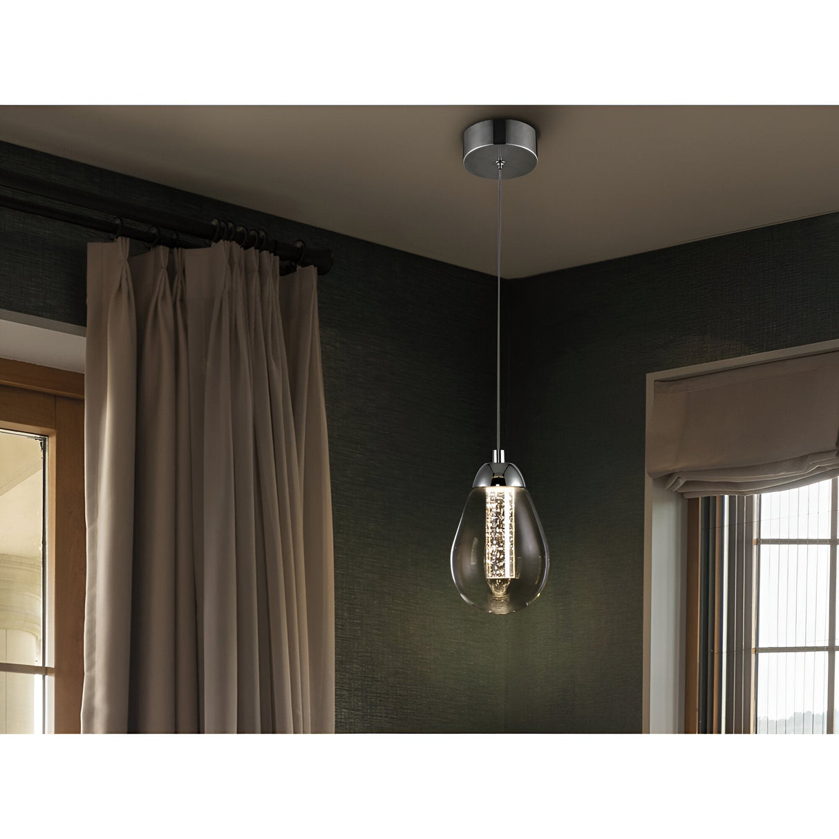 Taccia LED Pendant Light 5W 3000K - Transparent