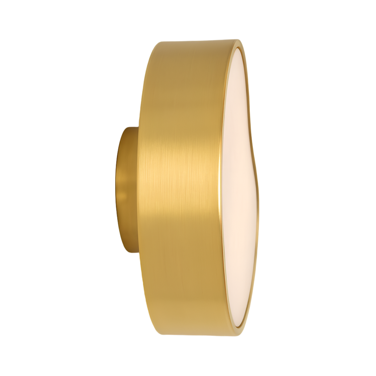 Marea LED Alabaster Wall Light – Brushed Brass