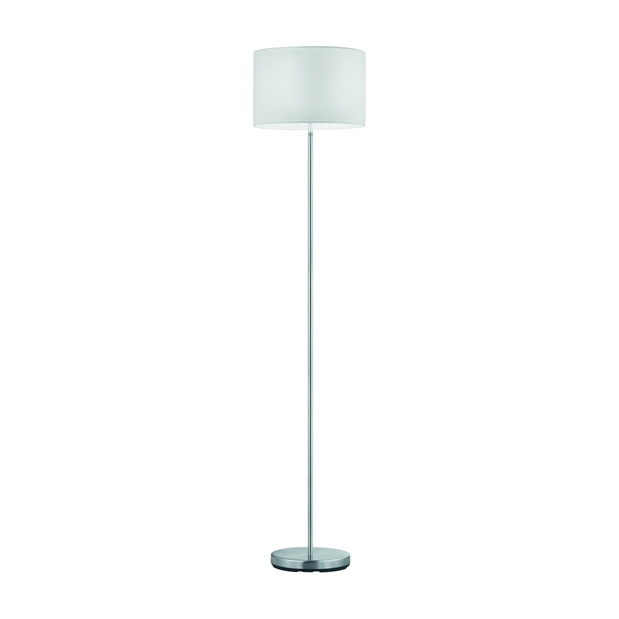 Hotel Tube Floor Lamp – Satin Nickel