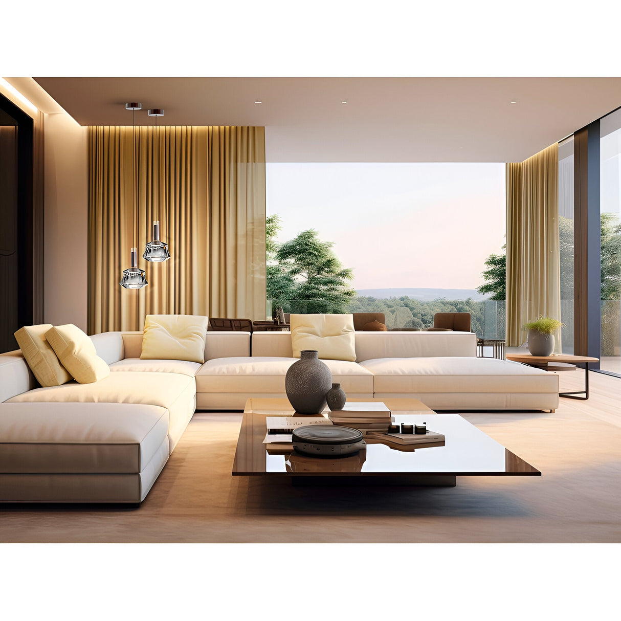 Micron LED Pendant Light 6W 3000K - Silver