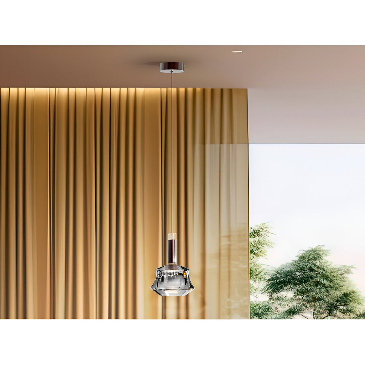 Micron LED Pendant Light 6W 3000K - Silver