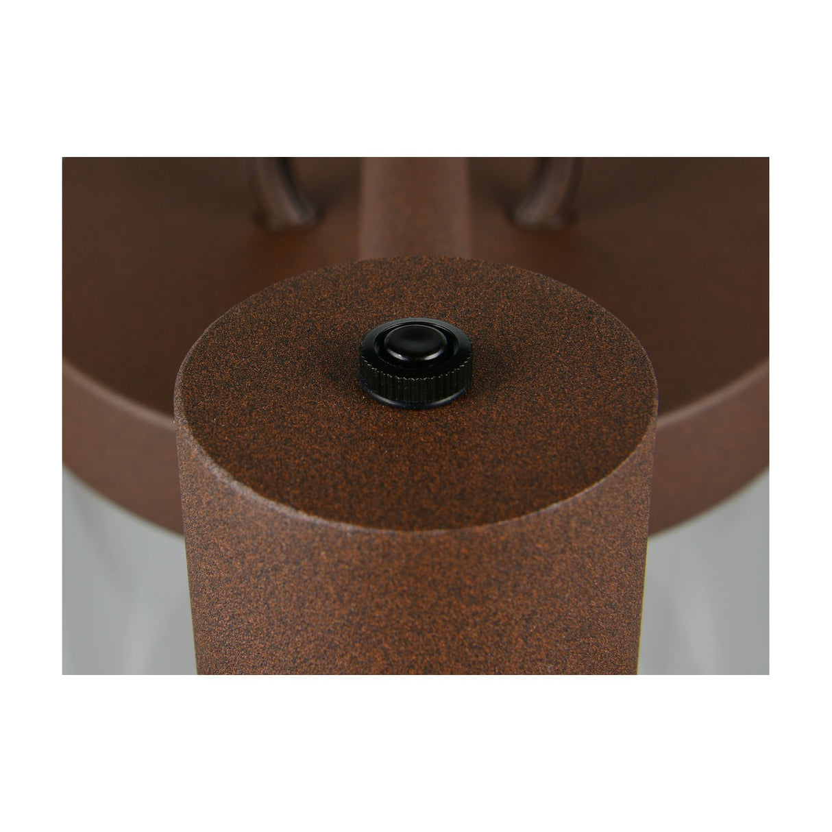 Sambesi 3 Light Lantern Outdoor Lamp Post – Rust