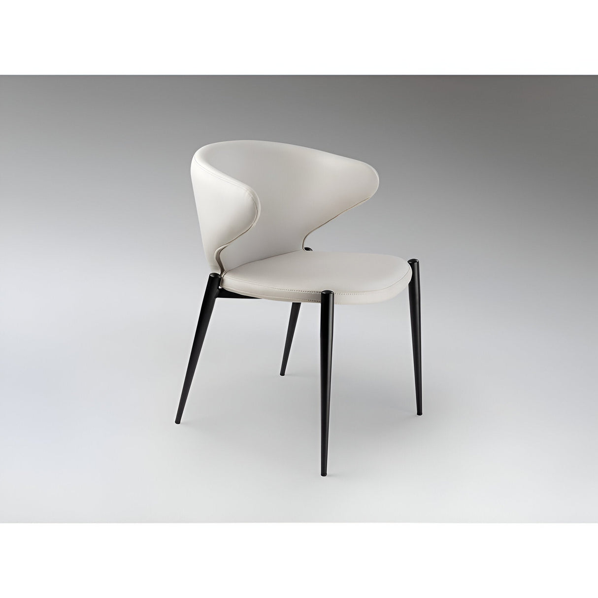Alize Fabric Dining Chair - White
