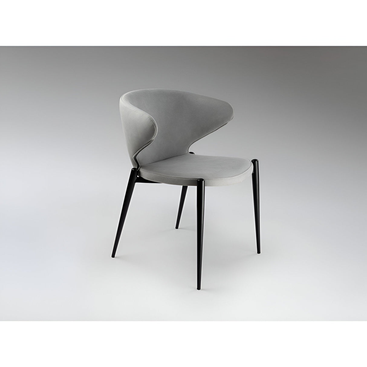 Alize Fabric Dining Chair - Grey